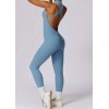 Гладкий комбінізон Leggings Body Crop T-shirt model 52 (Bony blue) Гладкий комбінізон Leggings Body Crop T-shirt model 52 (Bony blue)